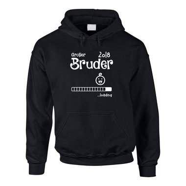 Herren Hoodie - Groer Bruder 2018 ...loading grau-rot XS