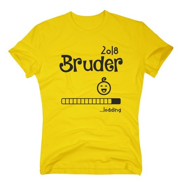 Herren T-Shirt - Bruder 2018 ...loading schwarz-weiss L