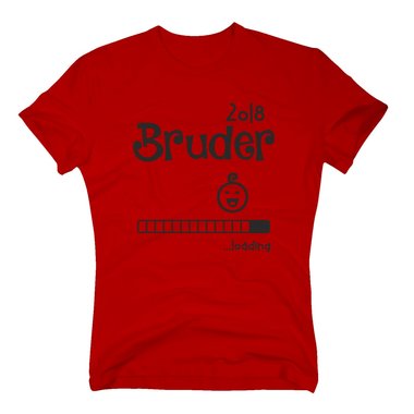 Herren T-Shirt - Bruder 2018 ...loading schwarz-weiss L