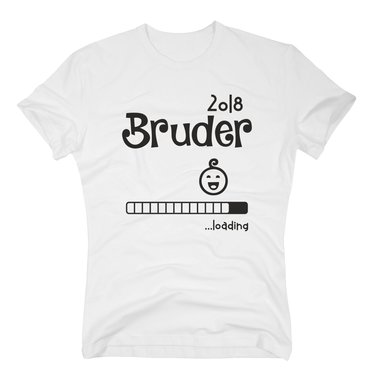 Herren T-Shirt - Bruder 2018 ...loading schwarz-weiss L