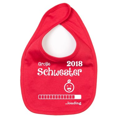 Baby Ltzchen - Groe Schwester 2018 ...loading -Geschwisterkind Schwangerschaft schwarz-weiss