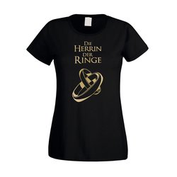 Die Herrin der Ringe - JGA Damen T-Shirt - Hochzeit Ring...