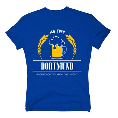 Dortmund - JGA Tour - Hackedicht durch die Nacht -Herren T-Shirt-Brutigam Team weiss-gelb 5XL