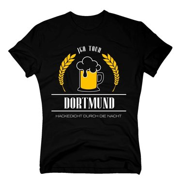 Dortmund - JGA Tour - Hackedicht durch die Nacht -Herren T-Shirt-Brutigam Team weiss-gelb 5XL