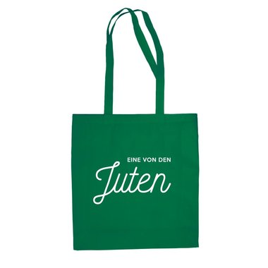 Eine von den Juten - Baumwolltasche - Natur Schutz Umwelt Festival Strand Beste weiss-schwarz