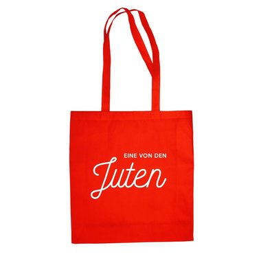 Eine von den Juten - Baumwolltasche - Natur Schutz Umwelt Festival Strand Beste fuchsia-weiss