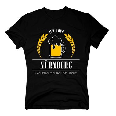 Nrnberg - JGA Tour - Hackedicht durch die Nacht - Herren T-Shirt