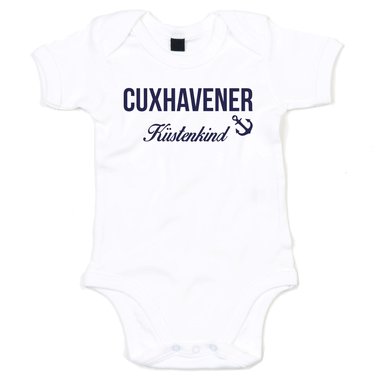 Baby Body Cuxhavener Kstenkind dunkelblau-rot 50-62