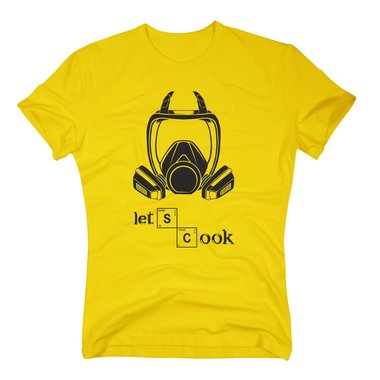 BrBa - Lets cook - Maske - Herren T-Shirt schwarz-dunkelgrn XXXL