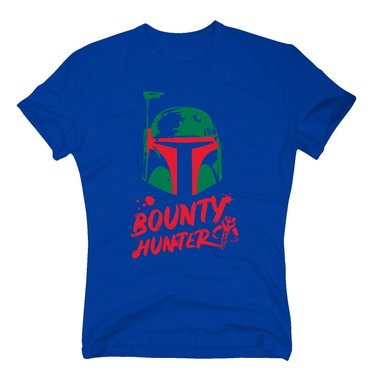 Boba Fett - Bounty Hunter - Herren T-Shirt royalblau-dunkelgrn 5XL