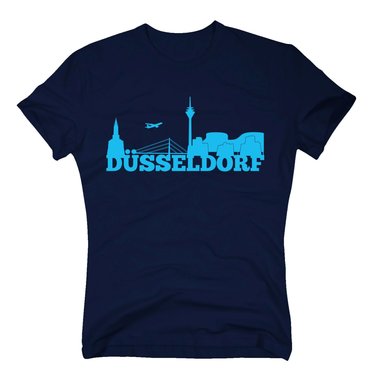 Dsseldorf Skyline - Herren T-Shirt