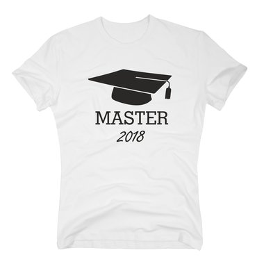 Master 2018 - Herren T-Shirt weiss-schwarz 5XL