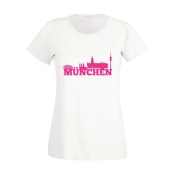 Mnchen Skyline - Damen T-Shirt