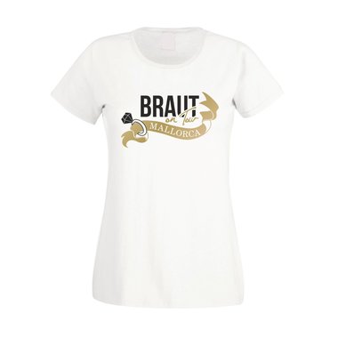 Damen T-Shirt - JGA - Braut on Tour - Mallorca