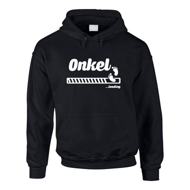 Herren Hoodie - Onkel loading schwarz-weiss 5XL