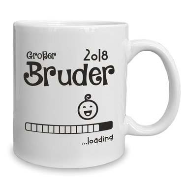 Kaffeebecher - Tasse - Groer Bruder 2018 ...loading