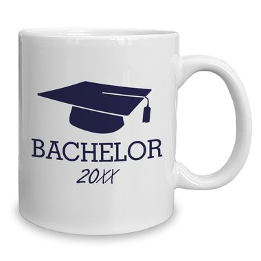 Kaffeebecher - Tasse - Bachelor mit Wunschjahr