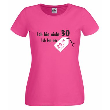 Damen T Shirt Zum 30 Geburtstag Ich Bin Nicht 30