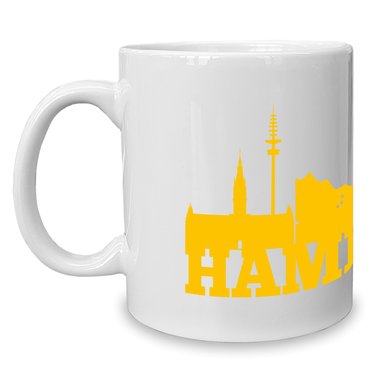 Kaffeebecher - Tasse - Hamburg Skyline