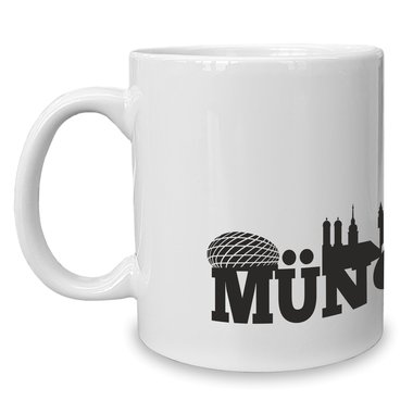 Kaffeebecher - Tasse - Mnchen Skyline