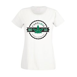 Damen T-Shirt - Cannabis - Abitur 2018