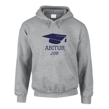 Herren Hoodie - Abitur 2018 schwarz-weiss 5XL