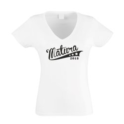 Damen T-Shirt V-Neck - Matura 2018 - Sterne
