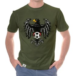 Herren T-Shirt - WM EM - Bundesadler mit Fuball