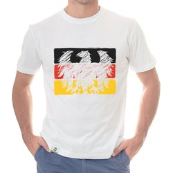 Herren T-Shirt - Fuball WM EM Bundesadler Deutschland...