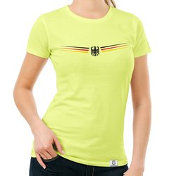 Damen T-Shirt - Deutschland Shirt mit Wunschnamen und...