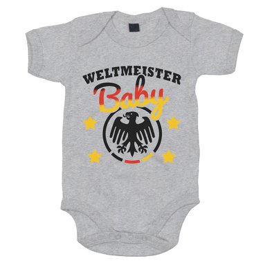 Baby Body - Fuball Weltmeister Baby dunkelblau-weiss 50-62