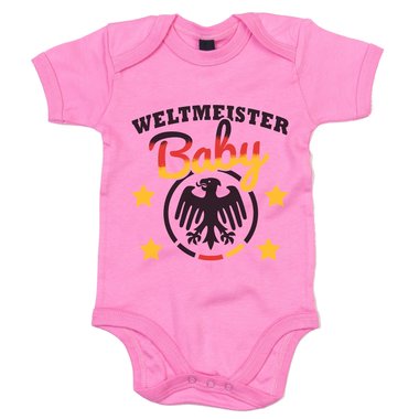 Baby Body - Fuball Weltmeister Baby dunkelblau-weiss 50-62