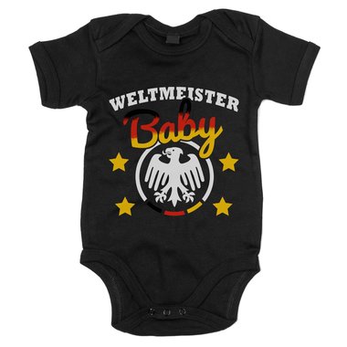 Baby Body - Fuball Weltmeister Baby dunkelblau-weiss 50-62