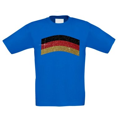 Kinder T-Shirt - Deutschland - Glitzer