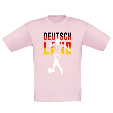 Kinder T-Shirt - Fuball Deutschland weiss-schwarz 152-164