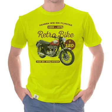 Herren T-Shirt - Retro Bike