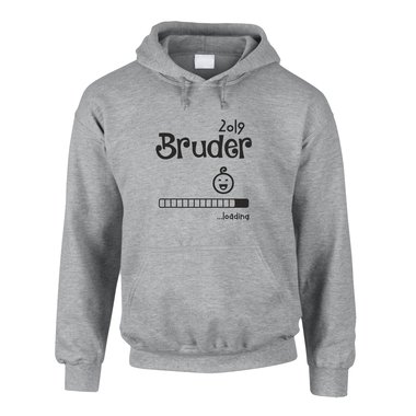 Herren Hoodie - Bruder loading 2019 schwarz-weiss 5XL