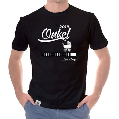 Herren T-Shirt - Onkel 2019 loading trkis-schwarz XXXL