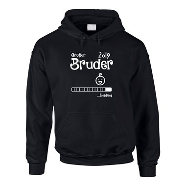 Herren Hoodie - Groer Bruder 2019 loading grau-dunkelgrn XS