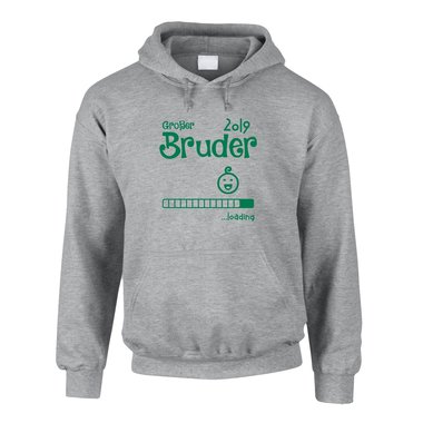 Herren Hoodie - Groer Bruder 2019 loading schwarz-weiss 5XL