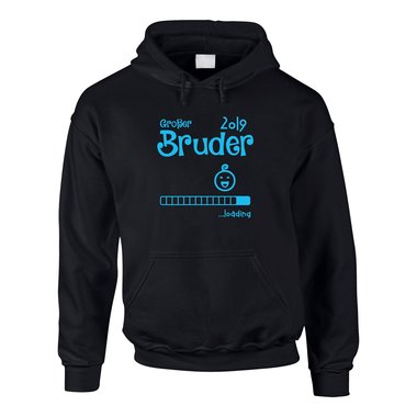 Herren Hoodie - Groer Bruder 2019 loading schwarz-weiss 5XL