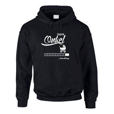 Herren Hoodie - Onkel 2019 loading schwarz-weiss 5XL