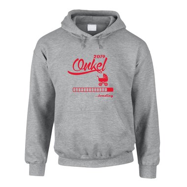 Herren Hoodie - Onkel 2019 loading schwarz-weiss 5XL