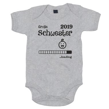 Baby Body - Groe Schwester 2019 loading grau-fuchsia 50-62