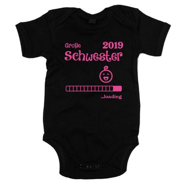 Baby Body - Groe Schwester 2019 loading grau-fuchsia 50-62