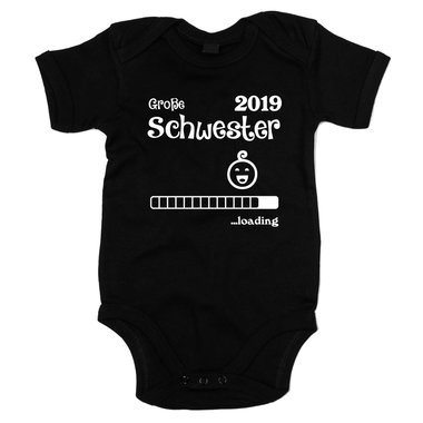 Baby Body - Groe Schwester 2019 loading grau-fuchsia 50-62