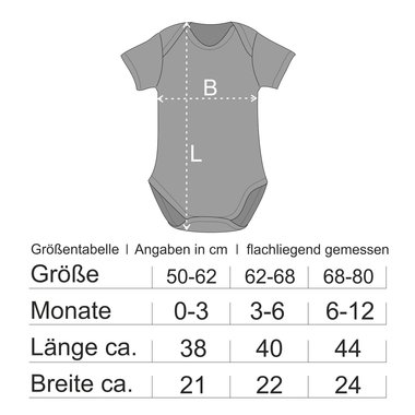 Baby Body - Groe Schwester 2019 loading grau-fuchsia 50-62