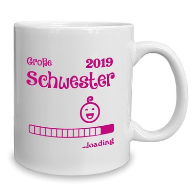 Kaffeebecher - Tasse - Groe Schwester 2019 loading