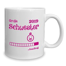 Kaffeebecher - Tasse - Groe Schwester 2019 loading