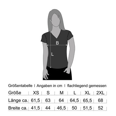 Damen T-Shirt V-Ausschnitt - Oktoberfest Dackel